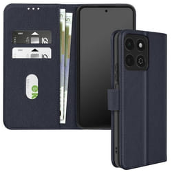 Étui pour Honor 200 Smart - AVIZAR - Chesterfield - Portefeuille et Support Vidéo - Bleu