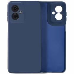 Coque pour Motorola Moto G55 - Fast Cover - Semi-rigide - Anti-traces - Soft-touch - Bleu Nuit