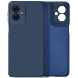 Coque pour Motorola Moto G55 - Fast Cover - Semi-rigide - Anti-traces - Soft-touch - Bleu Nuit