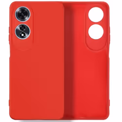 Coque pour Oppo A60 - Fast Cover - Semi-rigide - Anti-traces - Rouge - Soft-touch