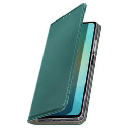Étui - Samsung - Galaxy A06 - Vert Foncé - Cuir Vegan - Fermeture Magnétique - Support Vidéo