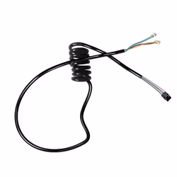 Câble de Données pour Trottinette Prise Carrée 5 Broches Noir