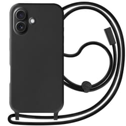 Coque Cordon - Corda - iPhone 16 - Noir - Semi-rigide - Soft touch