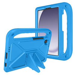 Coque Antichoc Enfant pour Samsung Tab A9 avec Poignée et Support Bleu