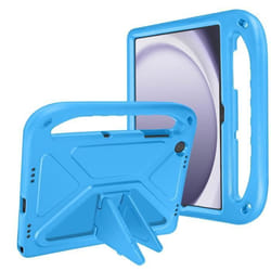Coque Antichoc Enfant pour Samsung Tab A9 Plus avec Poignée et Support Bleu