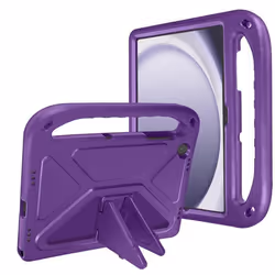 Coque Antichoc Enfant pour Samsung Tab A9 Plus avec Poignée et Support Violet