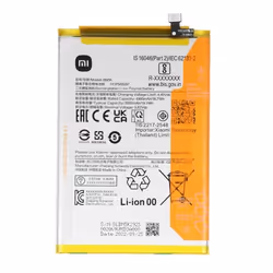 Batterie interne pour Xiaomi Redmi 12C 5000mAh modèle BN5K Blanc