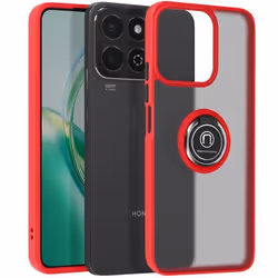 Coque pour Honor 200 Smart - MARQUE - Métallique - Antichoc - Rouge - Support Vidéo