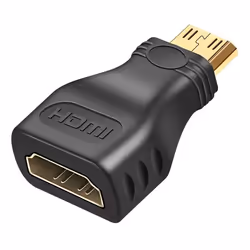 Adaptateur Vidéo HDMI - Akyga - Femelle vers Mini HDMI - Full HD 1080p - Bidirectionnel - Plaqué or