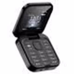 Téléphone Portable Pliable avec Double SIM Radio FM Batterie 1000mAh Noir
