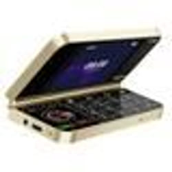 Téléphone Portable pliable 2G Double écran double SIM Batterie 1350mAh Dorée