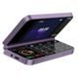 Téléphone Portable pliable 2G Double écran double SIM Batterie 1350mAh Violet