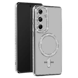 Avizar Samsung Galaxy S24 FE - Coque diamant argent