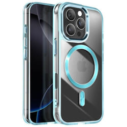 Coque - MagSafe - iPhone 16 Pro Max - Cristal Color - Bleu - Rigide - Anti-jaunissement