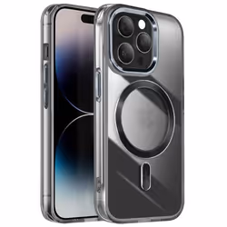 Coque - MagSafe - iPhone 14 Pro - Cristal Color - Noir - Anti-jaunissement