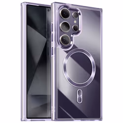 Coque - Samsung - Galaxy S24 Ultra - MagSafe - Dos Cristal - Couleur Violet