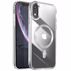 Coque MagSafe - Cristal Color - iPhone XR - Argent - Rigide - Anti-jaunissement