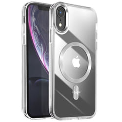 Coque MagSafe - Cristal Color - iPhone XR - Argent - Rigide - Anti-jaunissement
