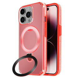 Coque - MagSafe - iPhone 14 Pro Max - Antichoc - Support Pliable - Rouge