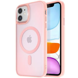 Coque MagSafe - Frost Color - iPhone 11 - Dos Mat Givré - Contour Souple - Antitrace