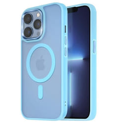 Coque MagSafe - Frost Color - iPhone 13 Pro Max - Dos Rigide - Contour Souple - Antitrace