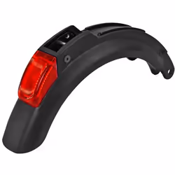 Garde-boue Arrière - Kugoo - S1 - Noir - LED Intégré - Résistant aux Chocs
