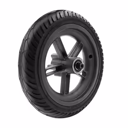 Roue Arrière pour Xiaomi M365 Essential 1S et Mi 3 avec Pneu Plein Noir