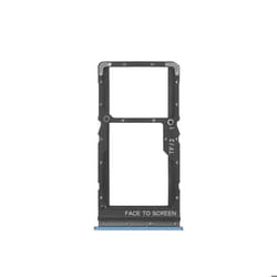 Tiroir carte SIM pour Xiaomi Redmi Note 11S 5G Emplacement Nano SIM Bleu