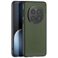 Coque - Honor - Magic 7 Pro - Cuir Tissé - Silicone - Vert Foncé