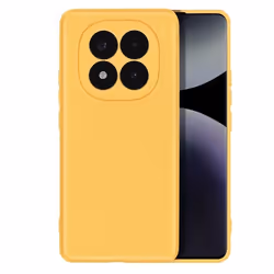 Coque - Xiaomi - Redmi Note 14 Pro/Pro Plus - Silicone Semi-Rigide - Jaune - Résistante aux Chocs
