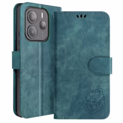 Étui Portefeuille - Xiaomi - Redmi Note 14 5G - Simili cuir - Support vidéo - Vert