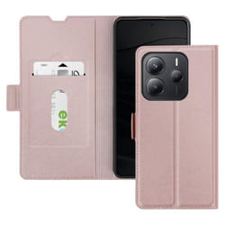Étui pour smartphone - Xiaomi - Redmi Note 14 5G - Rose Champagne - Porte-Carte - Support Magnétique