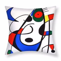 Housses de Coussin - AVIZAR - Lot de 2 - 45x45 cm - Multicolore - Brodées Art Flamara