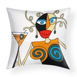 Housses de Coussin - AVIZAR - Art Mirae - 45x45 cm - Multicolore - Design Contemporain