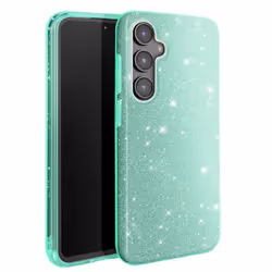 Coque à Paillettes - Samsung - Galaxy S23 FE - Antichoc - Scintillant - Vert