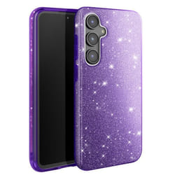 Coque à Paillettes - Samsung - Galaxy S23 FE - Antichoc - Scintillant - Violet