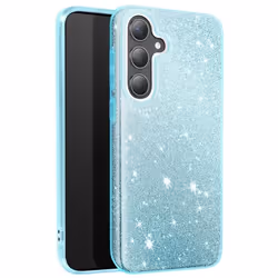 Coque Paillette - Samsung - Galaxy S24/S25 - Silicone Ultra Fine - Bleu - Design Glamour
