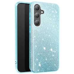 Coque Paillette - Samsung - Galaxy S24/S25 - Silicone Ultra Fine - Bleu - Design Glamour