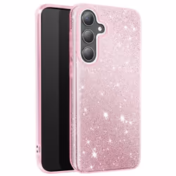 Coque - Samsung - S24 Plus/S25 Plus - Silicone Ultra fine - Paillette Rose - Glamour