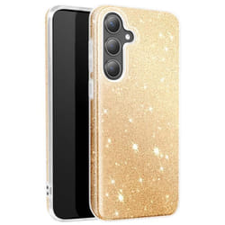 Coque - Samsung - S24 Plus/S25 Plus - Silicone Ultra Fine - Paillette Dorée - Glamour