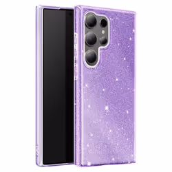Coque Paillette - Samsung - Galaxy S24 Ultra - Silicone Souple - Ultra Fine - Violet