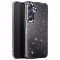 Coque - Samsung - Galaxy A15 - Silicone Ultra fine - Paillette - Noir