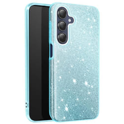 Coque Paillette - Samsung - Galaxy A15 - Silicone Ultra Fine - Bleu - Brillant