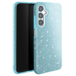 Coque à Paillettes - Samsung - Galaxy A25 - Antichoc - Scintillant - Bleu