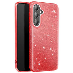 Coque - Samsung - Galaxy S24 FE - Silicone Ultra fine - Paillette Rouge - Glamour