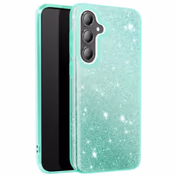 Coque - Samsung - Galaxy S24 FE - Silicone Ultra fine - Paillette - Vert
