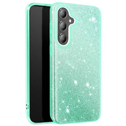 Coque - Samsung - Galaxy S24 FE - Silicone Ultra fine - Paillette - Vert