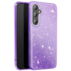 Coque - Samsung - Galaxy S24 FE - Silicone Ultra fine - Paillette - Violet