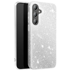 Coque Paillette - Samsung - Galaxy S24 FE - Silicone Ultra Fine - Argent - Design Élégant