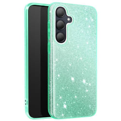 Coque - Samsung - Galaxy A35 - Silicone Ultra fine - Paillette - Vert